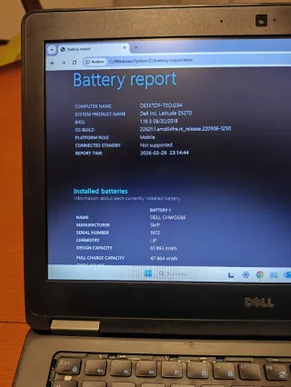 Portátil Dell Latitude E5270