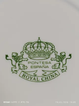 Vajilla VINTAGE Pontesa Royal China España