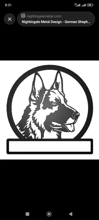 Cartel Nombre Mascota Personalizado
