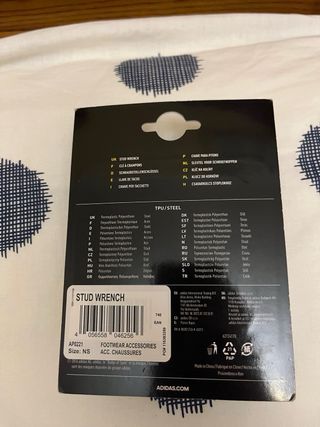 Llave tacos Adidas Fútbol - 1 unidad