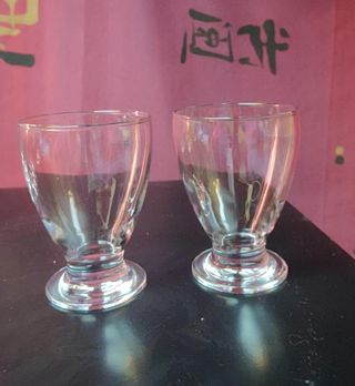 Set di 12 bicchieri in cristallo per cocktail/frappé/vino