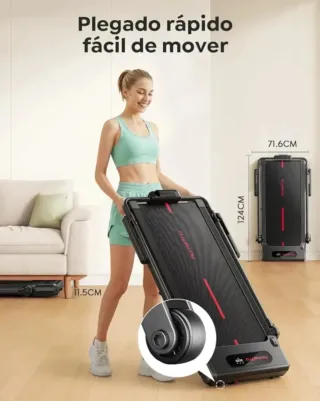 Cinta de correr 6 en 1 con escritorio