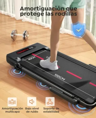 Cinta de correr 6 en 1 con escritorio