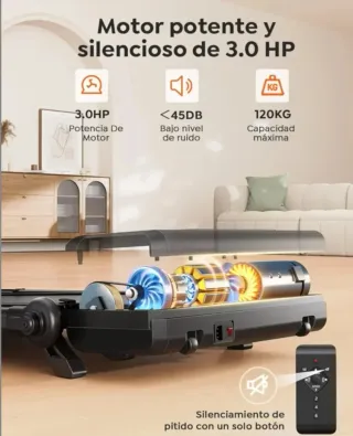 Cinta de correr 6 en 1 con escritorio