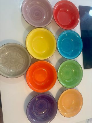 Vajilla Conforama Cerámica Multicolor