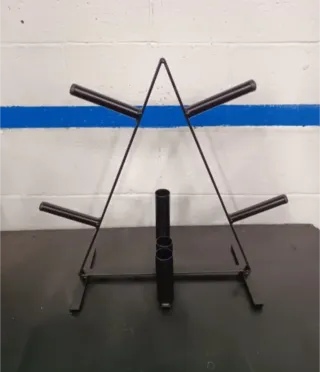 Soporte para discos de pesas tipo decathlon domyos