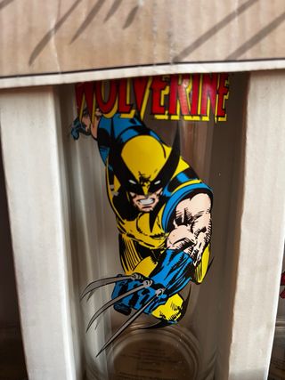Set 4 Vasos Marvel Comics