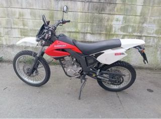 Derbi Senda 125 Enduro Roja y Blanca