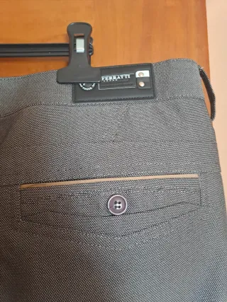 Pantalón de vestir gris hombre talla 58