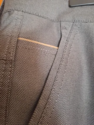 Pantalón de vestir gris hombre talla 58