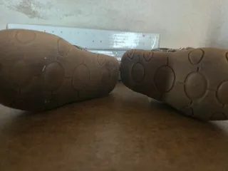 Sandalias niño piel marrón