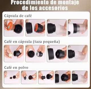 Cafetera Espresso Portátil 3 en 1