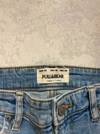 Pantalones Vaqueros Desgastados Pull&Bear