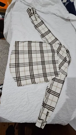 Camisa/Sobrecamisa Cuadros Pull&Bear Talla XS