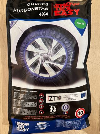 Cadenas textiles para nieve Talla 66