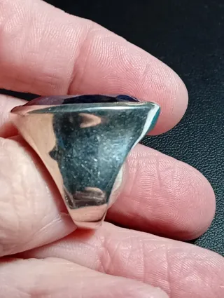 Anillo Plata Ley Zafiro facetado