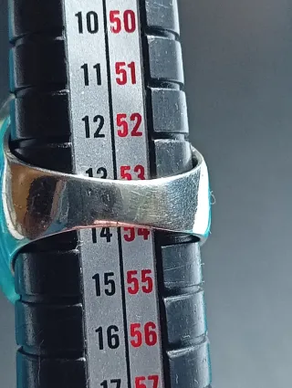 Anillo Plata Ley Zafiro facetado