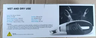 Aspirapolvere Auto e Casa Wet and Dry