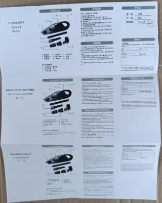 Aspirapolvere Auto e Casa Wet and Dry