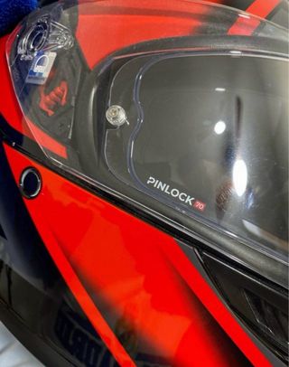 Casco AGV K3 E2206 Talla L Negro Rojo