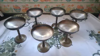 Copas de plata vintage estilo Art Déco