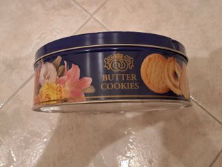 Scatola Vintage Biscotti Danesi Vuota "floreale"