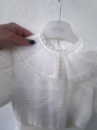 Vestido de Comunión Blanco roto