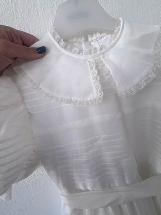 Vestido de Comunión Blanco roto