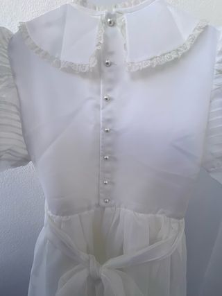 Vestido de Comunión Blanco roto