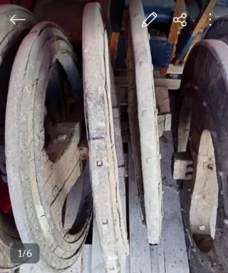 Ruedas de Carromato Antiguo