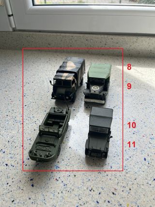 Tanques miniatura coleccionables