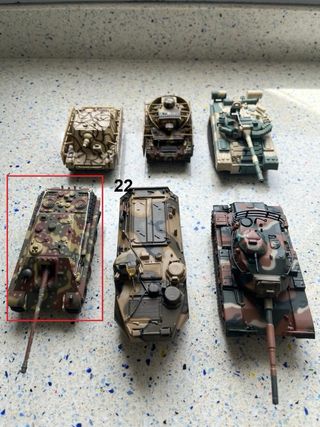 Tanques miniatura coleccionables