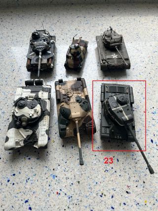 Tanques miniatura coleccionables