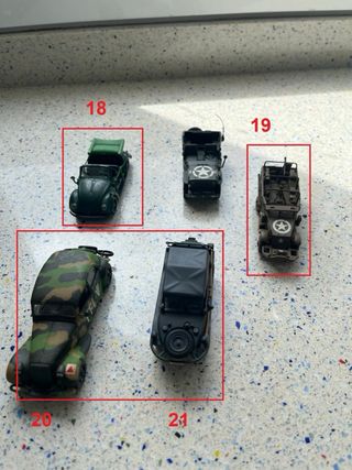 Tanques miniatura coleccionables