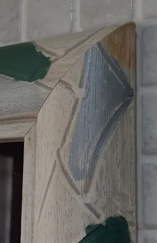 Espejo de baño decorado