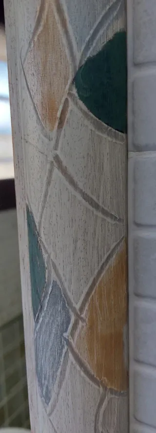 Espejo de baño decorado