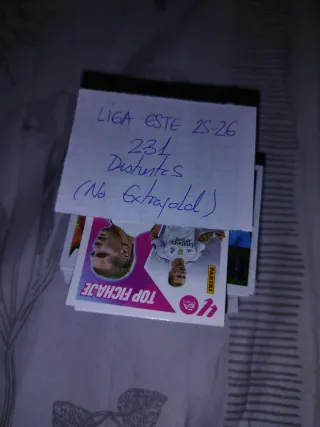 Liga Este 25-26. 231 Cromos Distintos