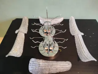 Coppia Applique 10 Vetri Murano Graniglia