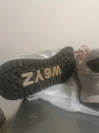 Sneakers W6YZ donna glitter rosa argento