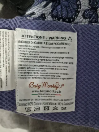 Mochila porteo Baby Monkey Butterfly