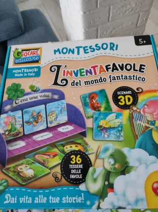 Gioco Montessori Inventafavole 5+