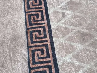Alfombra Beige y Dorada
