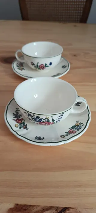 Tazze e piatti Villeroy & Boch floreali