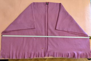 Poncho suave y cálido de color fucsia