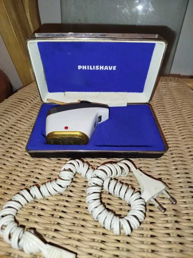 Máquina de afeitar Philips vintage