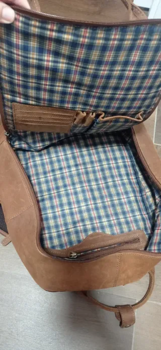 Mochila Piel Vintage Marrón