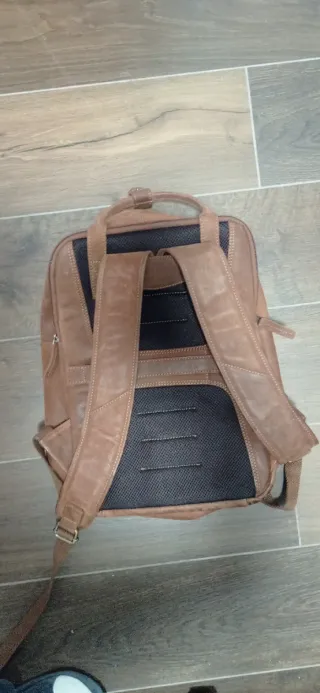 Mochila Piel Vintage Marrón