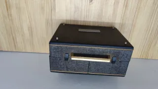 Giradischi Invicta Vintage Valigia Nera Dorato