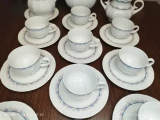 Juego de café VINTAGE SANTA CLARA Porcelana