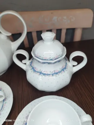 Juego de café VINTAGE SANTA CLARA Porcelana